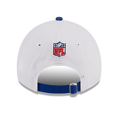 Youth New Era  White/Royal Buffalo Bills 2023 Sideline 9TWENTY Adjustable Hat