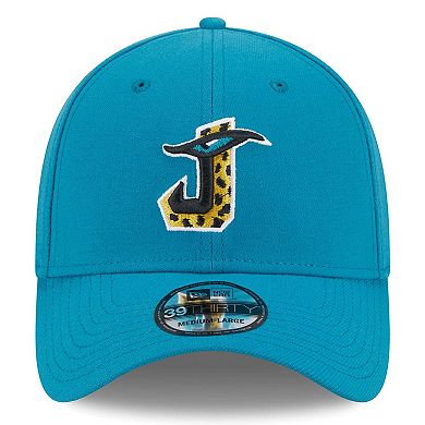 Men's New Era Teal Jacksonville Jaguars City Originals 39THIRTY Flex Hat