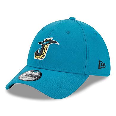 Men's New Era Teal Jacksonville Jaguars City Originals 39THIRTY Flex Hat