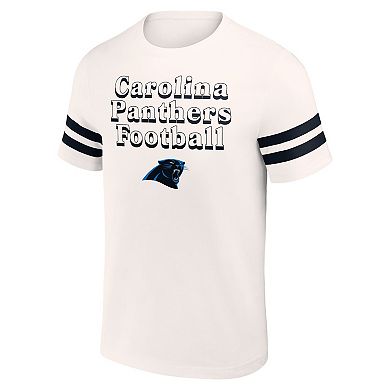 Men's NFL x Darius Rucker Collection by Fanatics Cream Carolina Panthers Vintage T-Shirt