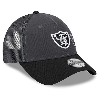 Preschool New Era Graphite/Black Las Vegas Raiders Reflect 9FORTY Adjustable Hat