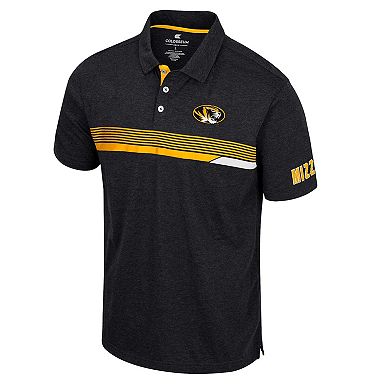 Men's Colosseum  Black Missouri Tigers No Problemo Polo