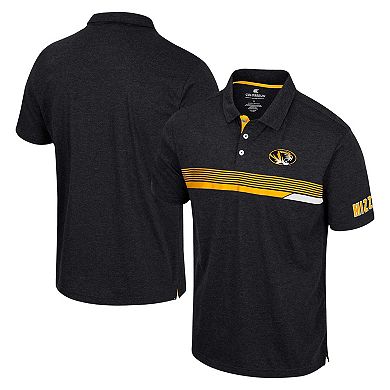 Men's Colosseum  Black Missouri Tigers No Problemo Polo