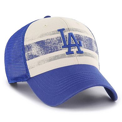 Men's '47 Cream/Royal Los Angeles Dodgers Breakout MVP Trucker Adjustable Hat