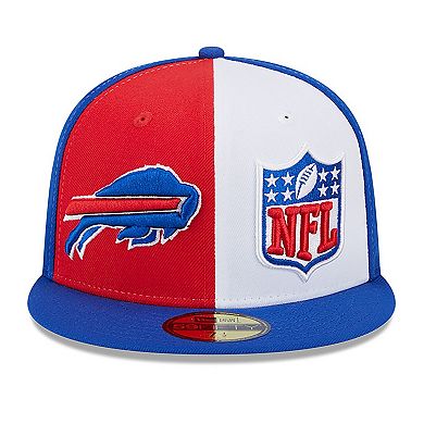 Men's New Era  Red/Royal Buffalo Bills 2023 Sideline 59FIFTY Fitted Hat