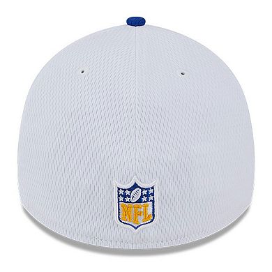 Men's New Era  White/Blue Los Angeles Chargers 2023 Sideline 39THIRTY Flex Hat
