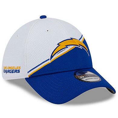 Men's New Era  White/Blue Los Angeles Chargers 2023 Sideline 39THIRTY Flex Hat