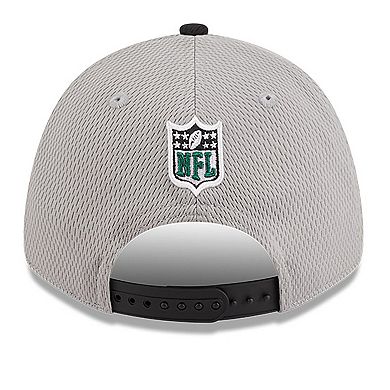 Men's New Era  Gray/Black New York Jets 2023 Sideline 9FORTY Adjustable Hat
