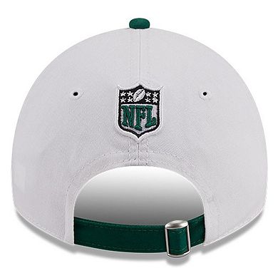 Men's New Era  White/Green New York Jets 2023 Sideline 9TWENTY Adjustable Hat
