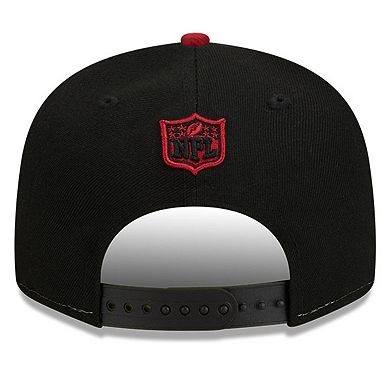 Men's New Era  Cream/Black Arizona Cardinals 2023 Sideline Historic 9FIFTY Snapback Hat