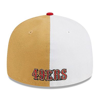 Men's New Era  Gold/Scarlet San Francisco 49ers 2023 Sideline Low Profile 59FIFTY Fitted Hat