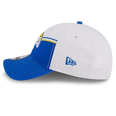Toddler New Era  White/Royal Los Angeles Rams 2023 Sideline 9TWENTY Adjustable Hat