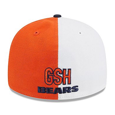 Men's New Era  Orange/Navy Chicago Bears 2023 Sideline Low Profile 59FIFTY Fitted Hat