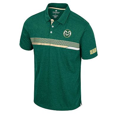 Men's Colosseum  Green Colorado State Rams No Problemo Polo