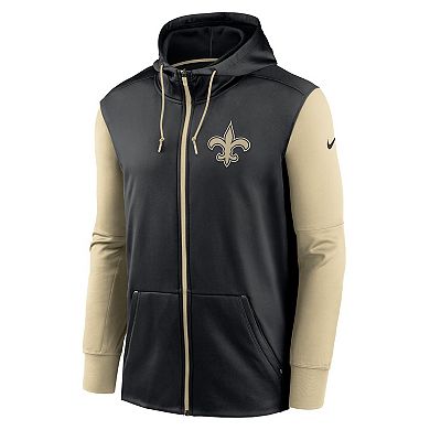Men's Nike  Black New Orleans Saints Performance Full-Zip Hoodie