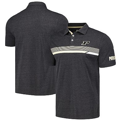 Men's Colosseum  Charcoal Purdue Boilermakers No Problemo Polo