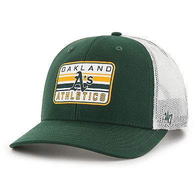 Men's '47 Green Oakland Athletics Drifter Trucker Adjustable Hat