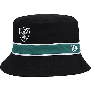 Men's New Era Black Las Vegas Raiders Reversible Bucket Hat