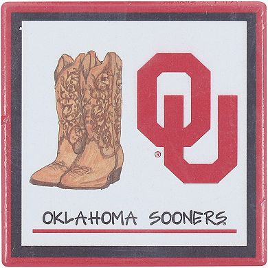 Oklahoma Sooners Four-Pack Coaster Set