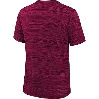 Youth Nike Burgundy Washington Commanders Sideline Velocity Performance T-Shirt