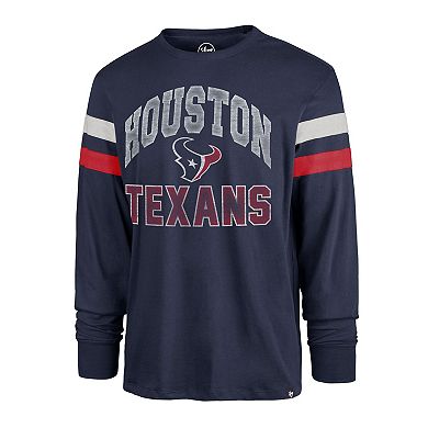 Men's '47 Navy Houston Texans Irving Long Sleeve T-Shirt