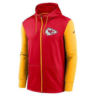 Men's Nike  Red Kansas City Chiefs Performance Full-Zip Hoodie