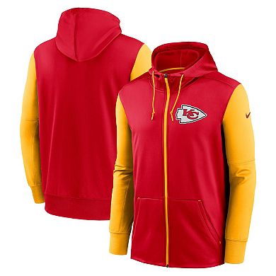 Men's Nike  Red Kansas City Chiefs Performance Full-Zip Hoodie