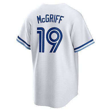 Men's Nike Fred McGriff White Toronto Blue Jays Cooperstown Collection 2023 Hall of Fame Inline Replica Jersey