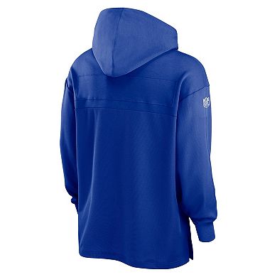 Men's Nike  Royal Buffalo Bills 2023 Sideline Performance Hooded Top