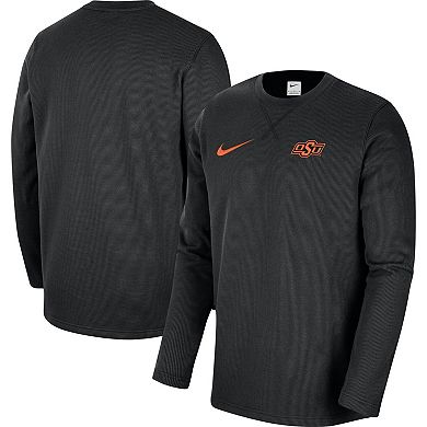 Men's Nike Black Oklahoma State Cowboys Pullover Sweatshirt