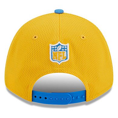 Men's New Era  Gold/Powder Blue Los Angeles Chargers 2023 Sideline 9FORTY Adjustable Hat