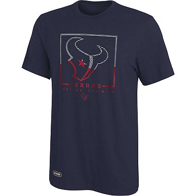 Men's Navy Houston Texans Combine Authentic Clutch T-Shirt