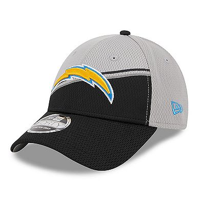 Men's New Era  Gray/Black Los Angeles Chargers 2023 Sideline 9FORTY Adjustable Hat