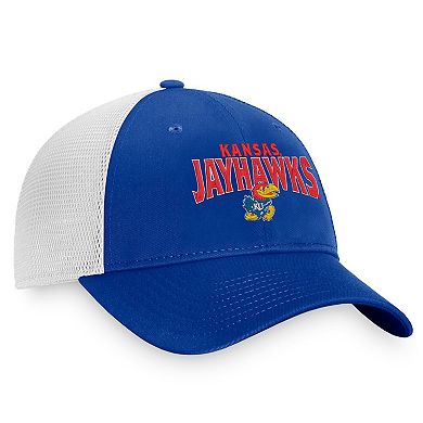 Men's Top of the World Royal Kansas Jayhawks Breakout Trucker Snapback Hat