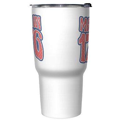 Made In 1776 Star Print Letters 27 oz. Stainless Steel Travel Mug