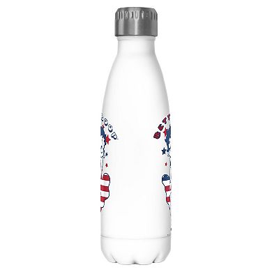 Betty Boop USA Flag Print Dress 17-oz. Stainless Steel Water Bottle