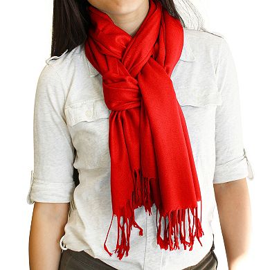 F.C Design Soft Pashmina Scarf for Women Shawl Wrap Scarves Lady Women's Scarfs in Solid Colors