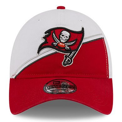 Men's New Era  White/Scarlet Tampa Bay Buccaneers 2023 Sideline 9TWENTY Adjustable Hat