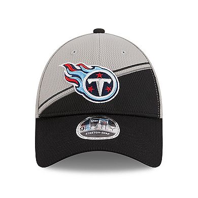 Men's New Era  Gray/Black Tennessee Titans 2023 Sideline 9FORTY Adjustable Hat