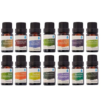 Pursonic 14 Pack Of 100% Pure Essential Aromatherapy Oils