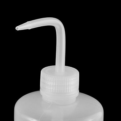 500mL Kitchen Plastic Tube Pour Spout Oil Graduated Squeeze Bottle Clear 2 Pcs