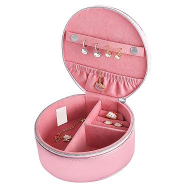 Kids' Hello Kitty Round Zip-Around Jewelry Storage Box