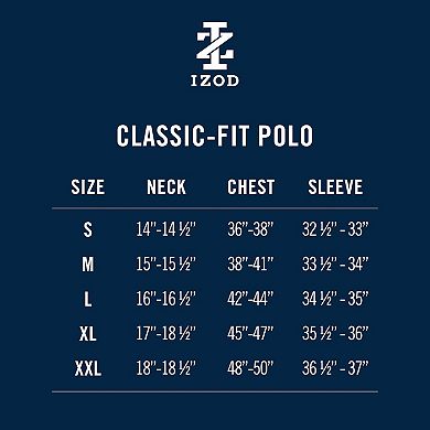 Men's IZOD Advantage Performance Short-Sleeve Polo Shirt