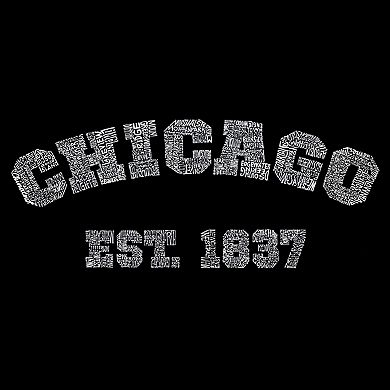 Chicago 1837 - Boy's Word Art Hooded Sweatshirt