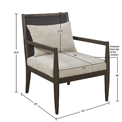 Madison Park Emily Seagrass Arm Chair