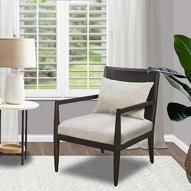 Madison Park Emily Seagrass Arm Chair