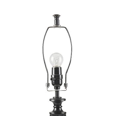 Martha Stewart Landsdown Black Table Lamp