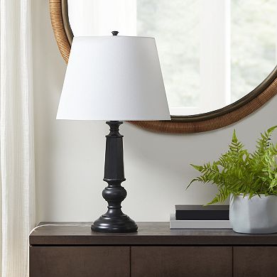 Martha Stewart Landsdown Black Table Lamp