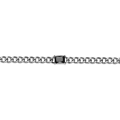 Men's LYNX Stainless Steel Curb Chain Necklace