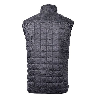 Cutter & Buck Rainier PrimaLoft® Mens Eco Insulated Full Zip Printed Puffer Vest